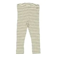 Bilde av Petit Piao Legging Modal Striped, Desert Sage/Eggnog - Babyklær