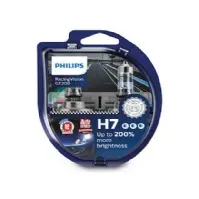 Bilde av Philips halogenlyskilde RacingVision H7 - GT200 - 55 W 12 V - 2 stk. Bilpleie & Bilutstyr - Belysning - Bilpærer H7