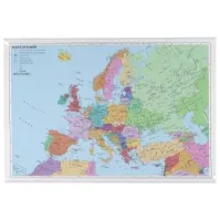 Bilde av Plakat Europakort 97x67 cm lamineret Papir & Emballasje - Kart & plakater - Atlas og Kart