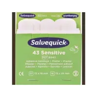 Bilde av Plaster Salvequick Sensitive, non-woven, pakke a 6 sæt Klær og beskyttelse - Sikkerhetsutsyr - Førstehjelp