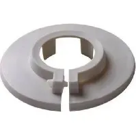 Bilde av Plastrosett todelt m/krage, grå, 35 mm - 1" Tekniske installasjoner > Rør &amp; rørdeler