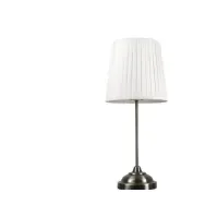 Bilde av Platinet bordlampe PLATINETT BORDLAMPE BRONSE BORDLAMPE, HVIT SKJERME, H48 [45688] Belysning - Innendørsbelysning - Bordlamper