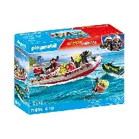 Bilde av Playmobil - Fireboat with Aqua Scooter (71464) - Leker