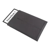 Bilde av PocketBook - Lommebok for eBook-leser - polyuretan, mikrofiber - svart/gul - 10.3 - for PocketBook InkPad X TV, Lyd & Bilde - Bærbar lyd & bilde - Tilbehør