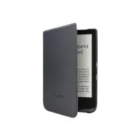 Bilde av PocketBook Shell series - Lommebok for eBook-leser - plastikk, polyuretan, mikrofiber - svart - 6 - for PocketBook Basic Lux 2, Touch Lux 4 TV, Lyd & Bilde - Bærbar lyd & bilde - Tilbehør