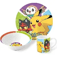 Bilde av Pokémon - 3-Piece Ceramic Gift Set (36965) - Leker