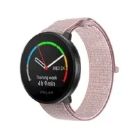 Bilde av Polar Unite Smartwatch, størrelse S-M, svart etui med rosa nylon borrelåsstropp (900106603) Sport & Trening - Pulsklokker og Smartklokker - Smartklokker