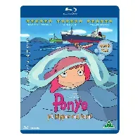 Bilde av Ponyo på klippen ved havet (Blu-Ray) - Filmer og TV-serier