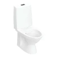 Bilde av Porsgrund Glow 60 Sensor Toalett Rimfree Hvit / Batteridrift Gulvstående toalett