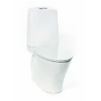 Bilde av Porsgrund Glow 64 Toalett Rimfree - Skjult P-lås (Universal) Hvit Gulvstående toalett