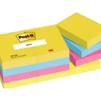 Bilde av Post-It 653TFEN, firkant, Flerfarget, Papir, 38 mm, 51 mm, 100 ark Papir & Emballasje - Blokker & Post-It - Legg det ut