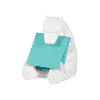 Bilde av Post-It Pop-up Note Dispenser for 3 in x 3 in Notes, Bear design, White, 1 stykker, 50 ark Papir & Emballasje - Blokker & Post-It - Dispensere