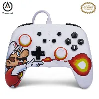 Bilde av PowerA Enhanced Wired Controller for Nintendo Switch - Fireball Mario - Videospill og konsoller