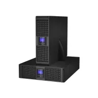 Bilde av PowerWalker VFI 6000P/RT LCD - UPS - 5,4 kW - 6000 VA 5 At - RS-232, USB - utgangskontakter: 6 - 3U - 19 - svart PC & Nettbrett - UPS - UPS nettverk og server