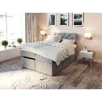 Bilde av Premium regulerbar seng 140x200 - lys grå
