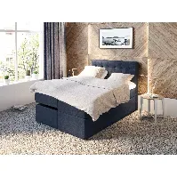 Bilde av Premium regulerbar seng 140x200 - mørk blå