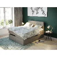 Bilde av Premium regulerbar seng 160x200 - beige