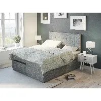 Bilde av Premium regulerbar seng 180x200 - lys grå