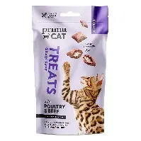 Bilde av PrimaCat Crunchy Grain Free Poultry & Beef for Skin & Coat 40 g Katt - Kattegodteri