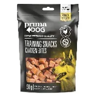 Bilde av PrimaDog Training Snacks Chicken Bites 50 g Hund - Hundegodteri - Godbiter til hund