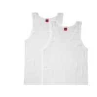 Bilde av ProActive 2 pak undertrøje M - By JBS, singlet hvid, 100% bomuld Klær og beskyttelse - Arbeidsklær - Undertøy