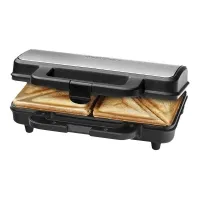 Bilde av ProfiCook PC-ST 1092 - Sandwichmaskin - 900 W - rustfritt stål / svart Kjøkkenapparater - Brød og toast - Toastjern