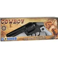 Bilde av Pulio Metal cowboy revolver 12 runder Gonher Leker - Rollespill - Blastere og lekevåpen