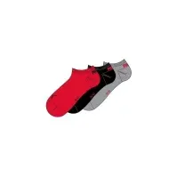 Bilde av Puma Unisex Sneaker Vanlige 3P sokker rød, sort, grå 906807 02/261080012 35-38 Klær og beskyttelse - Arbeidsklær - Sokker