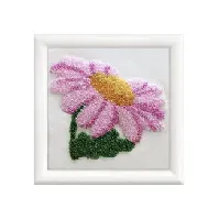 Bilde av Punch Needle Kit Blomst Strikking, pynt, garn og strikkeoppskrifter