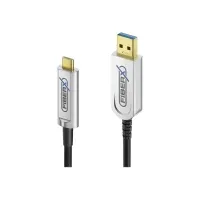 Bilde av PureLink FiberX Series FX-I530 - USB-kabel - 24 pin USB-C (hann) til USB-type A (hann) - USB 3.1 Gen 2 - 10 m - Active Optical Cable (AOC) - svart PC tilbehør - Kabler og adaptere - Datakabler