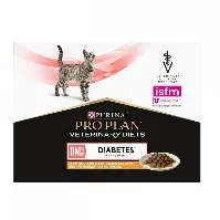 Bilde av Purina Pro Plan Veterinary Diets Feline DM Diabetes Management Chicken 10x85 g Katt - Kattemat - Veterinærfôr