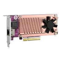 Bilde av QNAP QM2-2P10G1TB - Lagringskontroller - M.2 - PCIe 3.0 x4 (NVMe) - lav profil - PCIe 3.0 x8 - for QNAP TDS-H2489, TNS-H1083X-E2234, H1083X-E2236-473, TS H1677, H2477, TVS-672, 872 PC tilbehør - Kontrollere - IO-kort