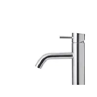 Bilde av Qtoo håndvaskarmatur - poleret rustfrit stål (AISI 316). Tud: 125mm, 5L/min Rørlegger artikler - Baderommet - Håndvaskarmaturer