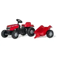 Bilde av Rød Massey Ferguson traktor med tilhenger Rolly toys 12305 Kjøretøy