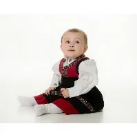 Bilde av Rød Salto Festdrakt Baby Jente - Babyklær