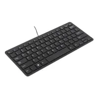 Bilde av R-Go Compact Keyboard, QWERTY(US) - Tastatur - USB - QWERTY - USA - svart PC & Nettbrett - PC tilbehør - Tastatur