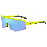 Bilde av R2 Fluke sportsbrille gul/blå AT100C UTSTYR Beskyttelse Sykkelbriller