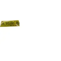 Bilde av RAYCHEM Selvklæbende advarselsmærke til påklæbning på isolering Rørlegger artikler - Oppvarming - Gulvvarme