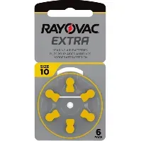 Bilde av RAYOVAC Rayovac Extra Advanced ACT 10 Gul Batterier og ladere,Batterier til høreapparat