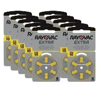 Bilde av RAYOVAC Rayovac Extra Advanced ACT 10 gul 10-pakk Batterier og ladere,Batterier til høreapparat