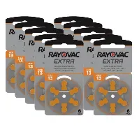 Bilde av RAYOVAC Rayovac Extra Advanced ACT 13 orange 10-pakk Batterier og ladere,Batterier til høreapparat