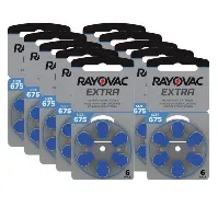 Bilde av RAYOVAC Rayovac Extra Advanced ACT 675 blå 10-pakk Batterier og ladere,Batterier til høreapparat