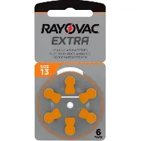 Bilde av RAYOVAC Rayovac Extra advanced ACT 13 Orange Batterier og ladere,Batterier til høreapparat