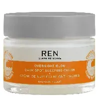 Bilde av REN Clean Overnight Glow Dark Spot Sleeping Cream 50ml Hudpleie - Ansikt - Nattkrem
