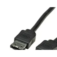 Bilde av ROLINE External SATA 6.0 Gbit/s Cable, 0,5 m, SATA III, SATA 7-pin, SATA 7-pin, Hankjønn/hankjønn, 6 Gbit/s PC tilbehør - Kabler og adaptere - Datakabler