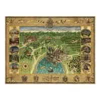 Bilde av Ravensburger Harry Potter Wizarding World - Hogwarts Map - puslespill - 1500 deler Leker - Spill - Gåter