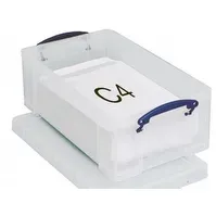 Bilde av Really Useful Boxes 12C, Lager boks, Gjennomsiktig, Rektangulær, Polypropylen (PP), Monokromatisk, 12 l Arkivering - Arkiv bokser / Mapper - Oppbevaringsbokser