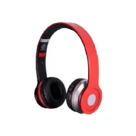 Bilde av Rebeltec CRYSTAL - Hodetelefoner med mikrofon - on-ear - Bluetooth - trådløs - rød TV, Lyd & Bilde - Hodetelefoner & Mikrofoner