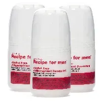 Bilde av Recipe for men Antiperspirant Deodorant Trio 3 x Alcohol Free 60 ml Hudpleie - Pakkedeals