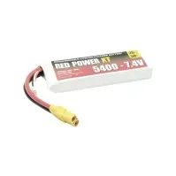 Bilde av Red Power Modelbyggeri-batteripakke (LiPo) 7.4 V 5400 mAh 25 C Softcase XT90 Radiostyrt - RC - Elektronikk - Batterier og ladeteknologi